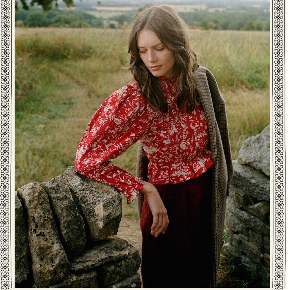 Doen Heloise Top — Oak Bluffs Floral